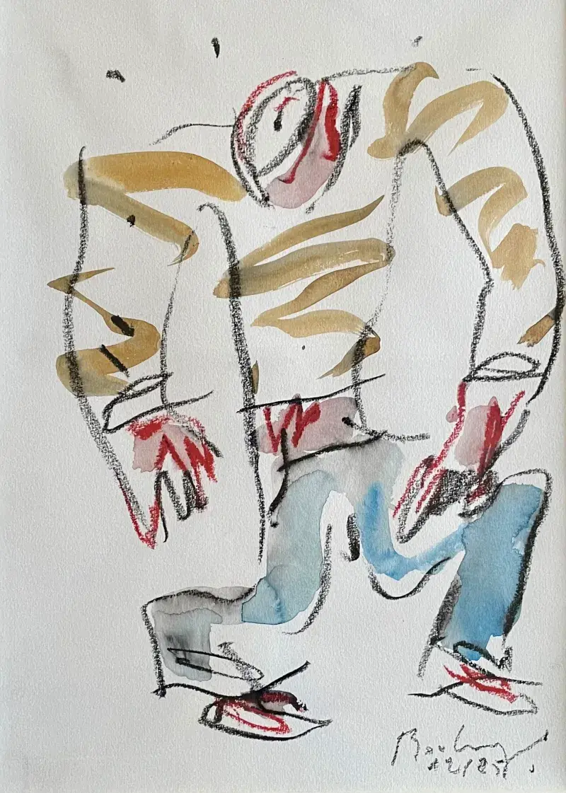 Plagiste, dessin original, Christophe Boulanger, Villa Sonneville