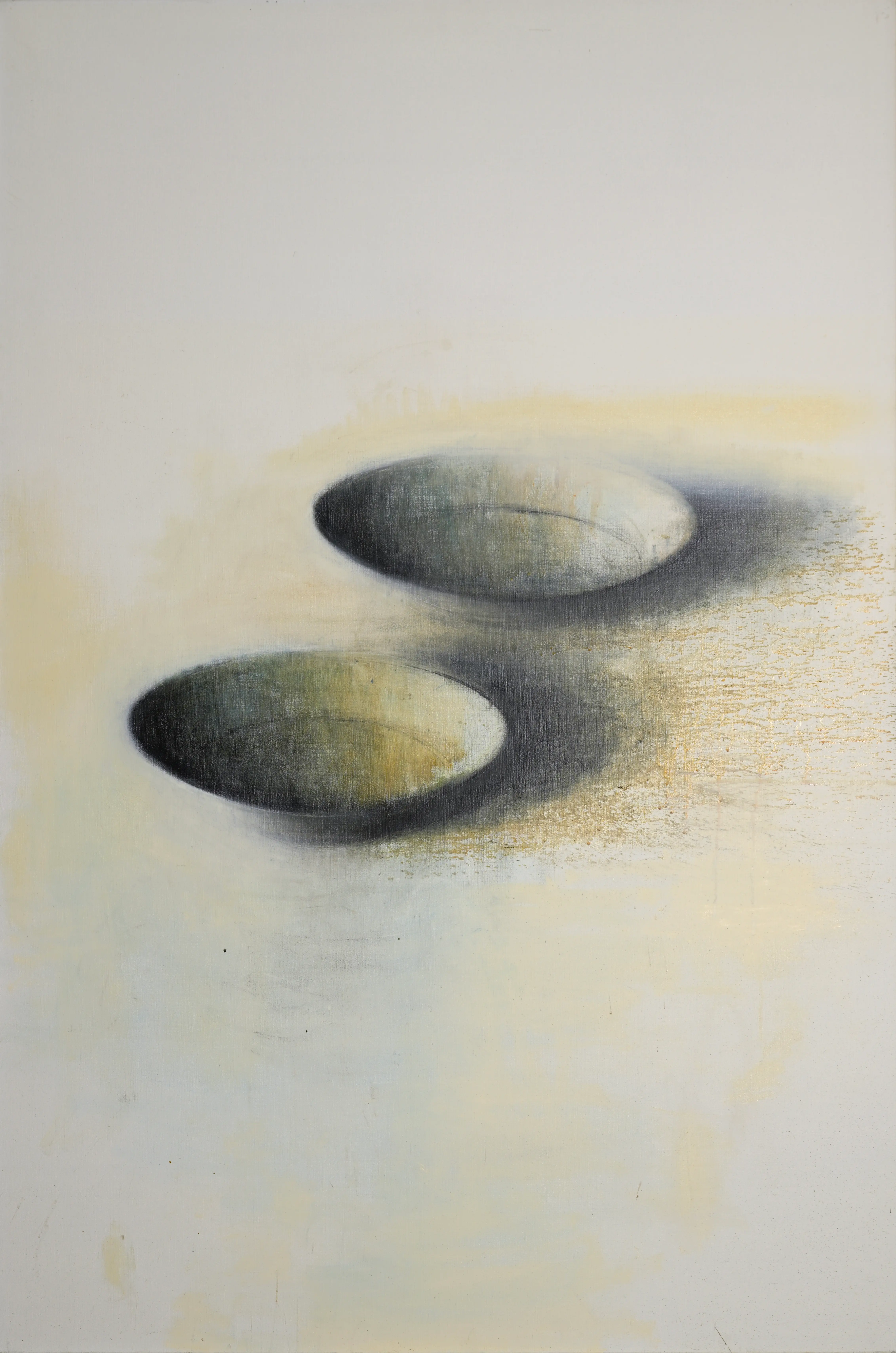 PAYSAGE (Bassine), huile sur toile