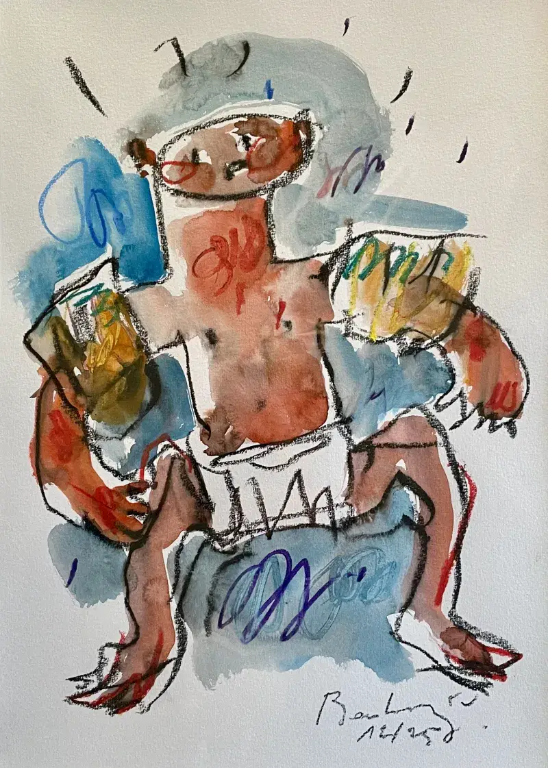 Plagiste, dessin original, Christophe Boulanger, Villa Sonneville