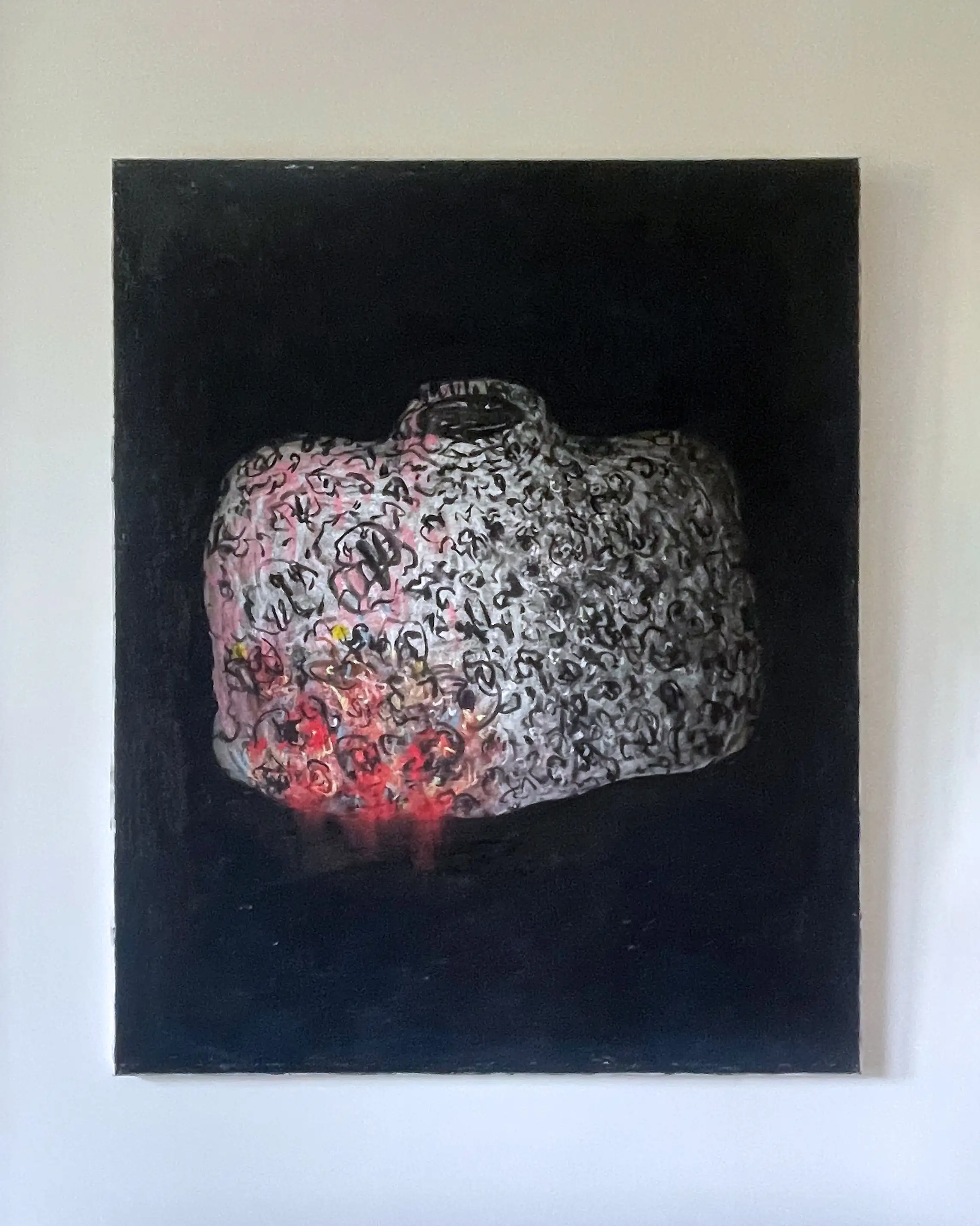 Crinoline 6, Christophe Boulanger, Pastel sur papier Kozo marouflé sur toile