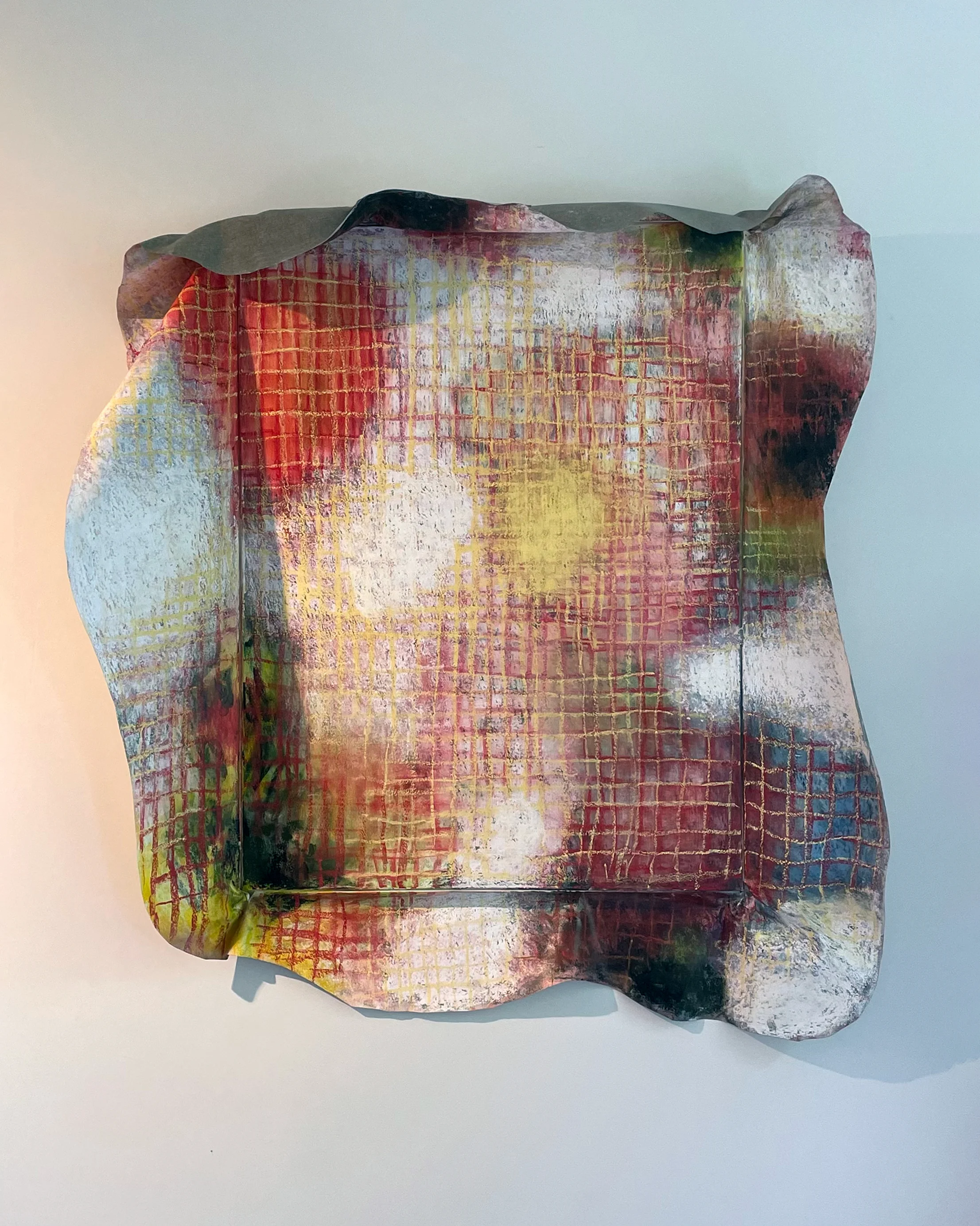 Las flores 6, Christophe Boulanger, Pastel sur toile