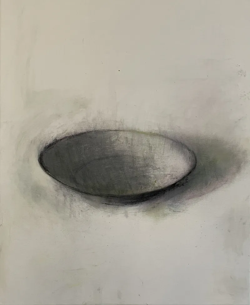 Paysage (Bassine), Huile sur toile, 73x60cm, Cedric Carre, Villa Sonneville, refB04